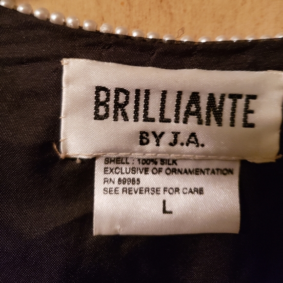 Pearls like and gold beaded top - Picture 5 of 11